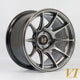 6Performance BDR Alloy Wheel 15x8.25 ET0 4x100 Hyper Black 67.1mm CB Alloy Wheels