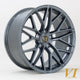 6Performance Faster Alloy Wheel 19x9.5 ET35 5x120 Gunmetal 72.6mm CB Alloy Wheels