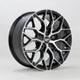 6Performance Loaded05 Alloy Wheel 18x8 ET50 5x160 Black Polished Lip 65.1mm CB Alloy Wheels