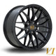 6Performance MD Alloy Wheel 18x8.5 ET40 5x108 Flat Black 73.1mm CB Alloy Wheels