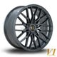 6Performance Munich Alloy Wheel 19x8.5 ET45 5x112 Gunmetal 73.1mm CB Alloy Wheels