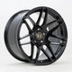 6Performance RS9 Alloy Wheel 18x10 ET25 5x120 Black 72.6mm CB Alloy Wheels