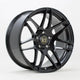 6Performance RS9 Alloy Wheel 18x8.5 ET20 5x120 Black 72.6mm CB Alloy Wheels