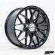 6Performance Sigma Alloy Wheel 18x8.5 ET35 5x120 Black 72.6mm CB Alloy Wheels