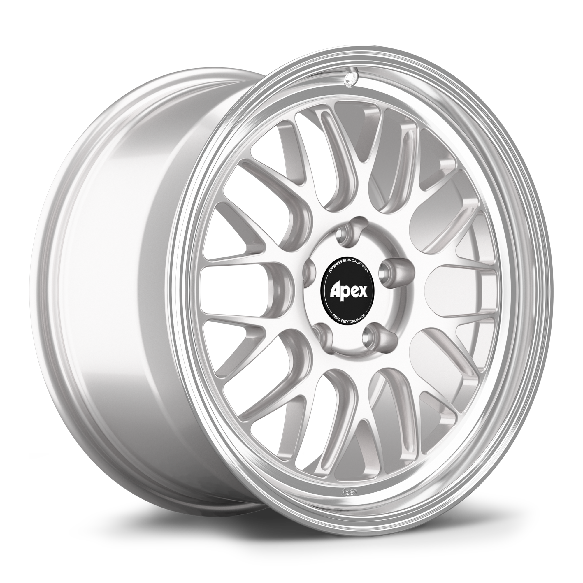 Apex ML-10RT Forged Alloy Wheel 18x9.5 ET58 5x120 Race Silver - Machined Lip 72.56mm CB