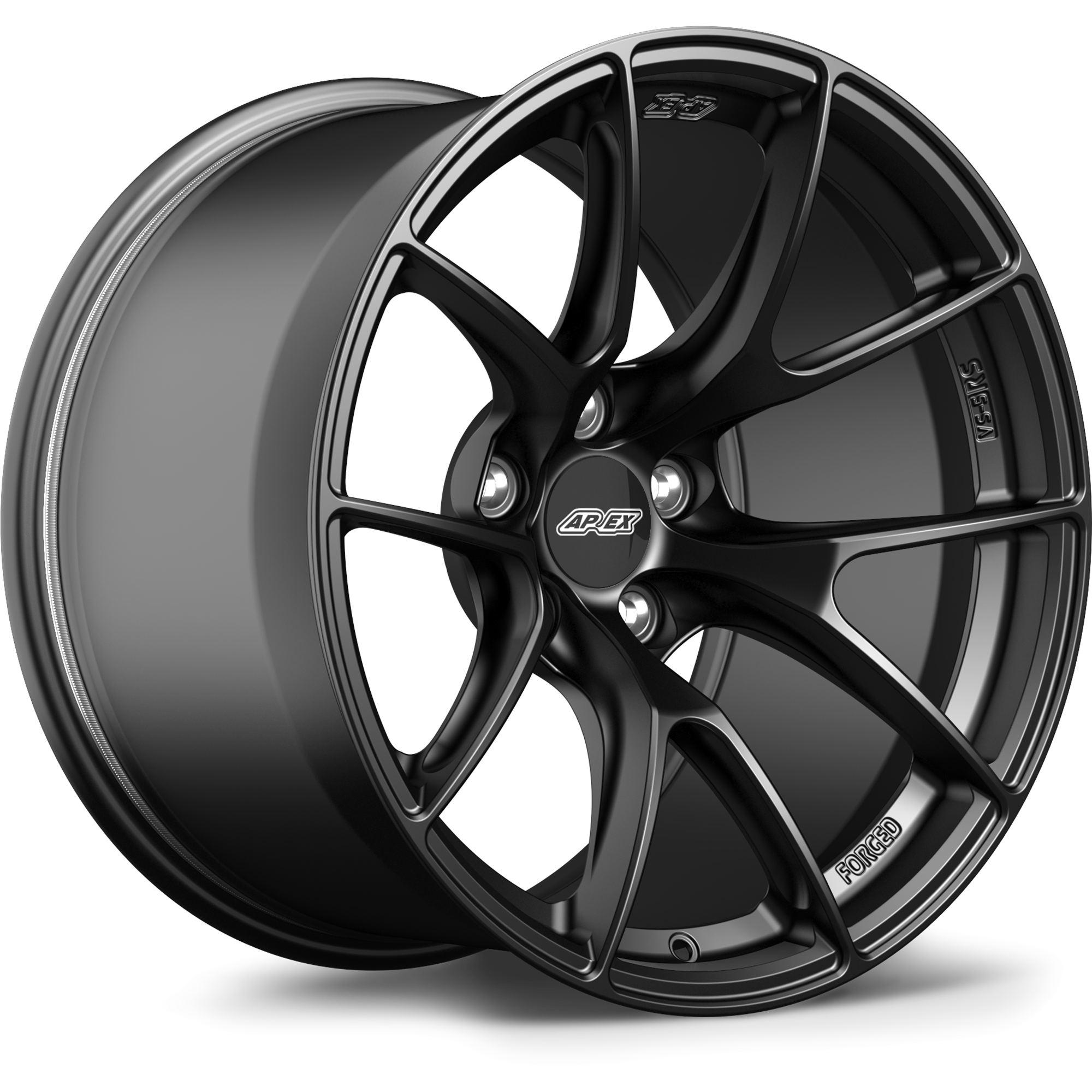 Apex VS-5RS Forged Alloy Wheel 18x10.5 ET18 5x112 Satin Black 66.6mm CB