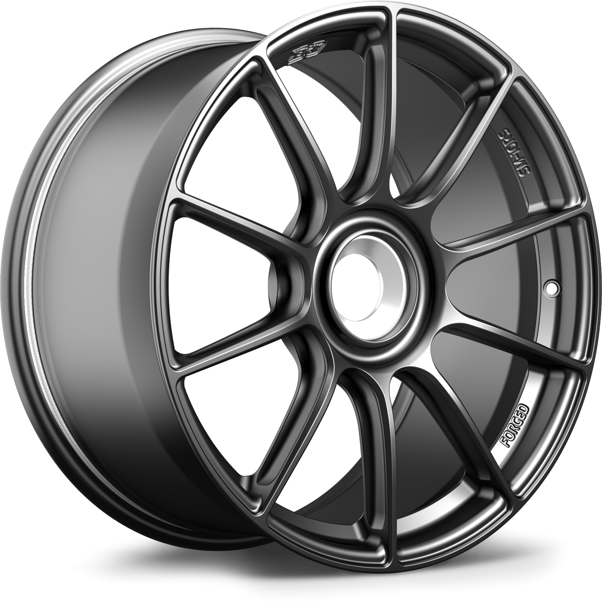 Apex SM-10RS Forged Alloy Wheel 19x9.5 ET50 PSCL Satin Black 101mm CB
