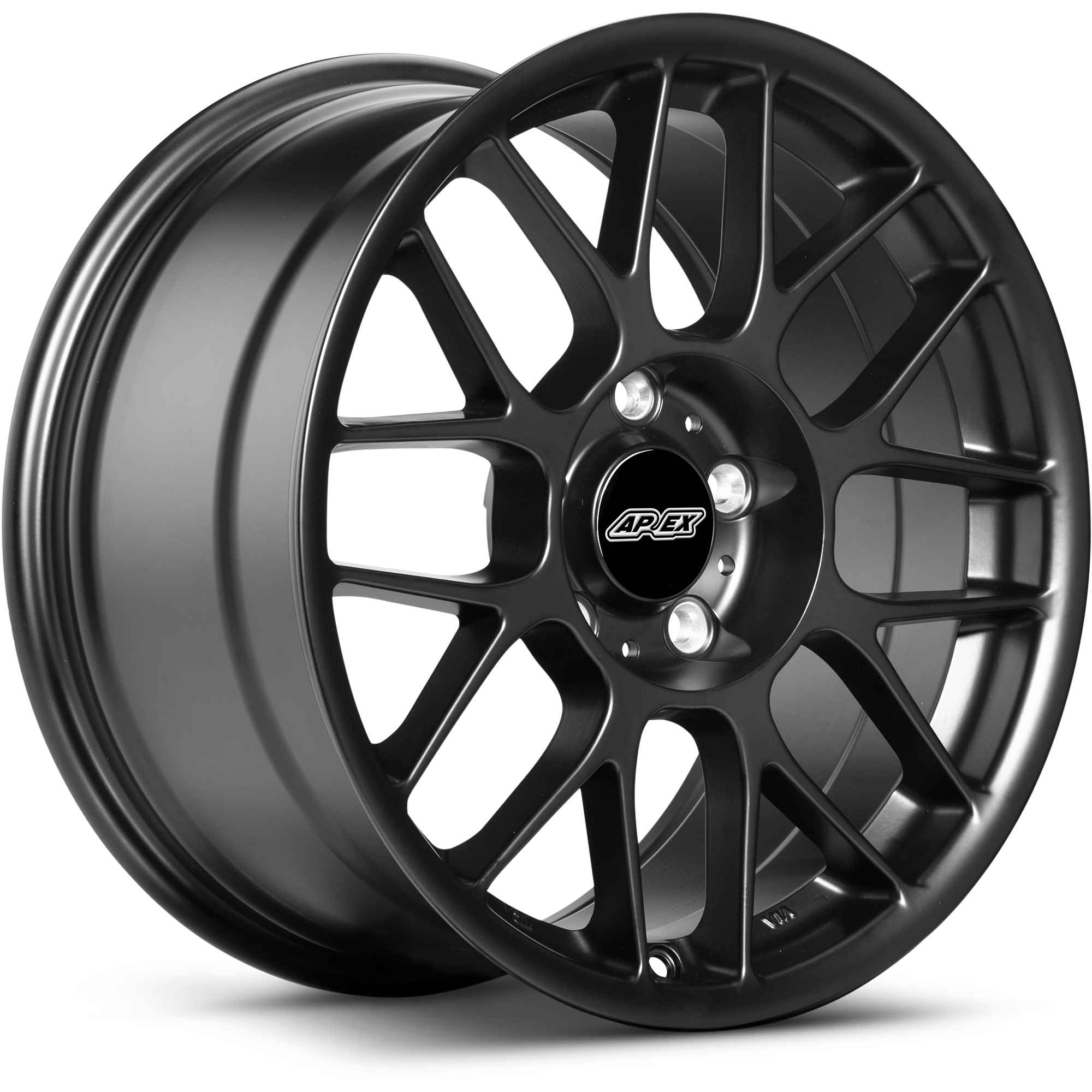 Apex ARC-8 Alloy Wheel 17x9 ET42 5x100 Satin Black 56.1mm CB