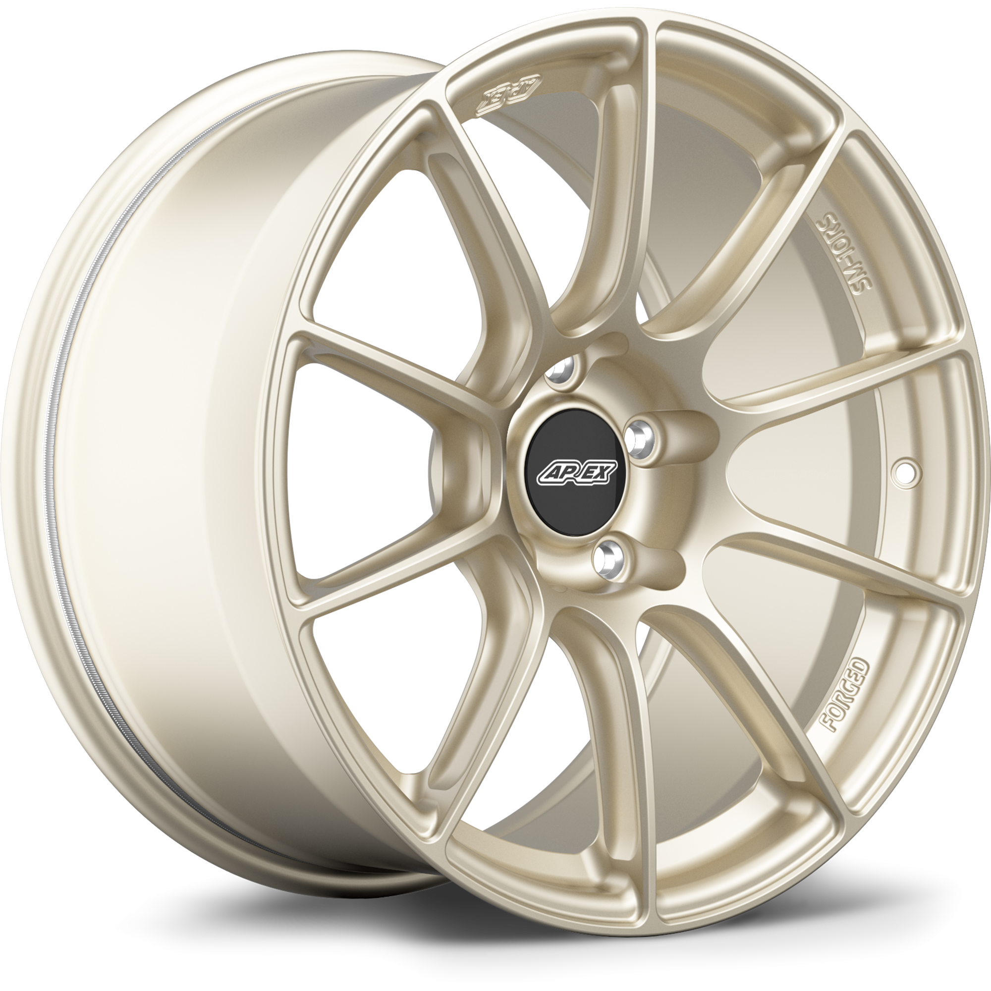 Apex SM-10RS Forged Alloy Wheel 18x9.5 ET40 5x114.3 Motorsport Gold 56.1mm CB