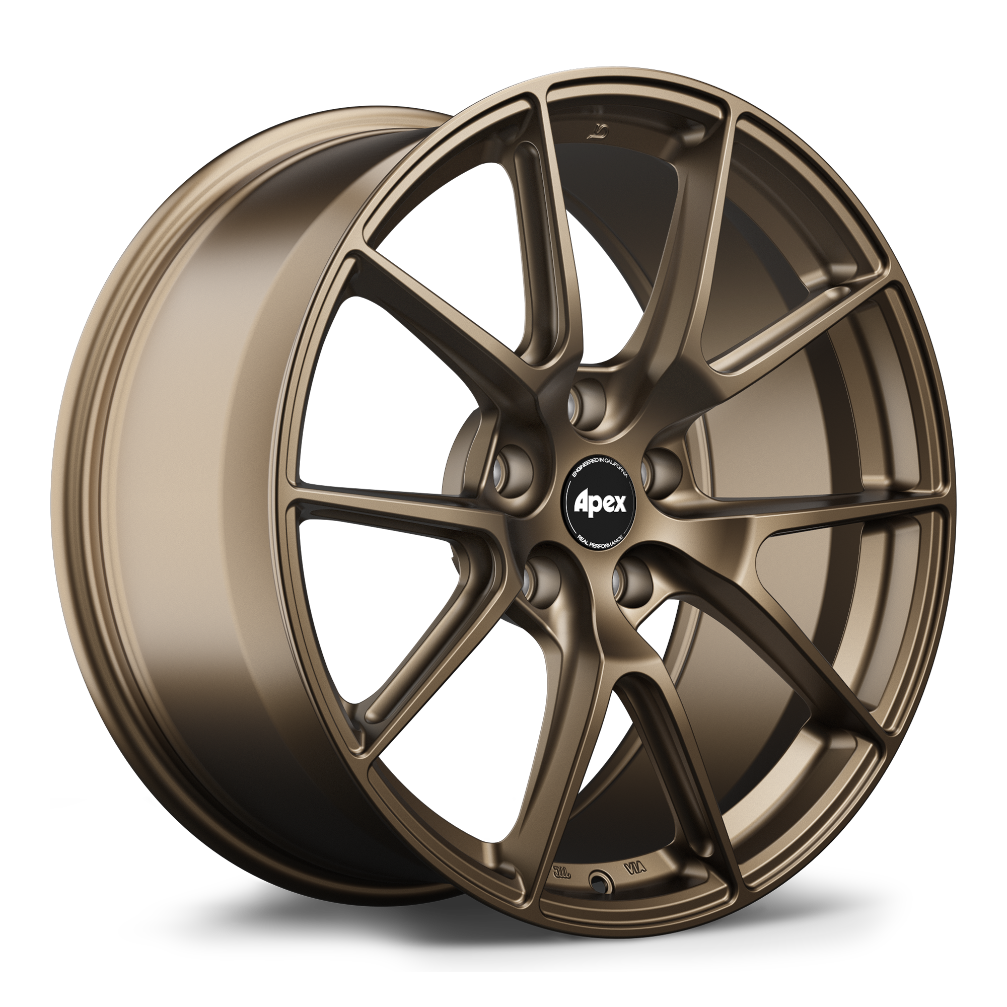 Apex VS-5 Alloy Wheel 19x10 ET40 5x114.3 Satin Bronze 70.5mm CB