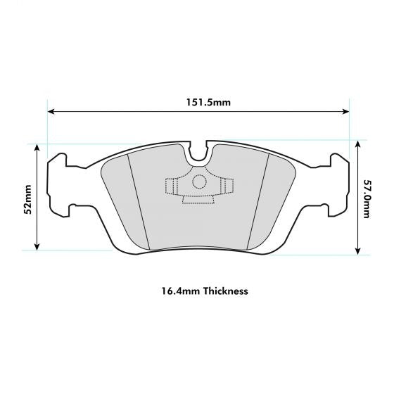 PBS ProTrack Brake Pads 8001PT - Front