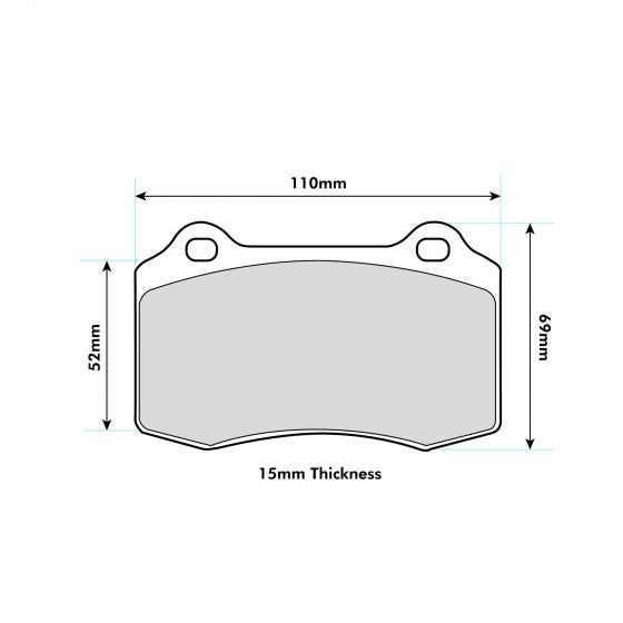 PBS ProComp S1 Brake Pads 8003PCS1 - Rear
