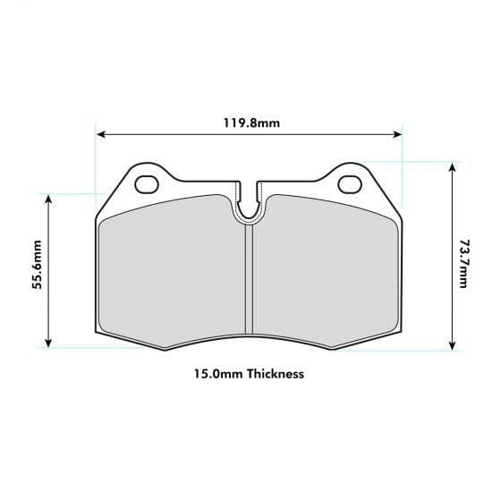 PBS ProComp S1 Brake Pads 8071PCS1 - Front
