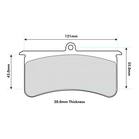 PBS ProRace Brake Pads 8073PR