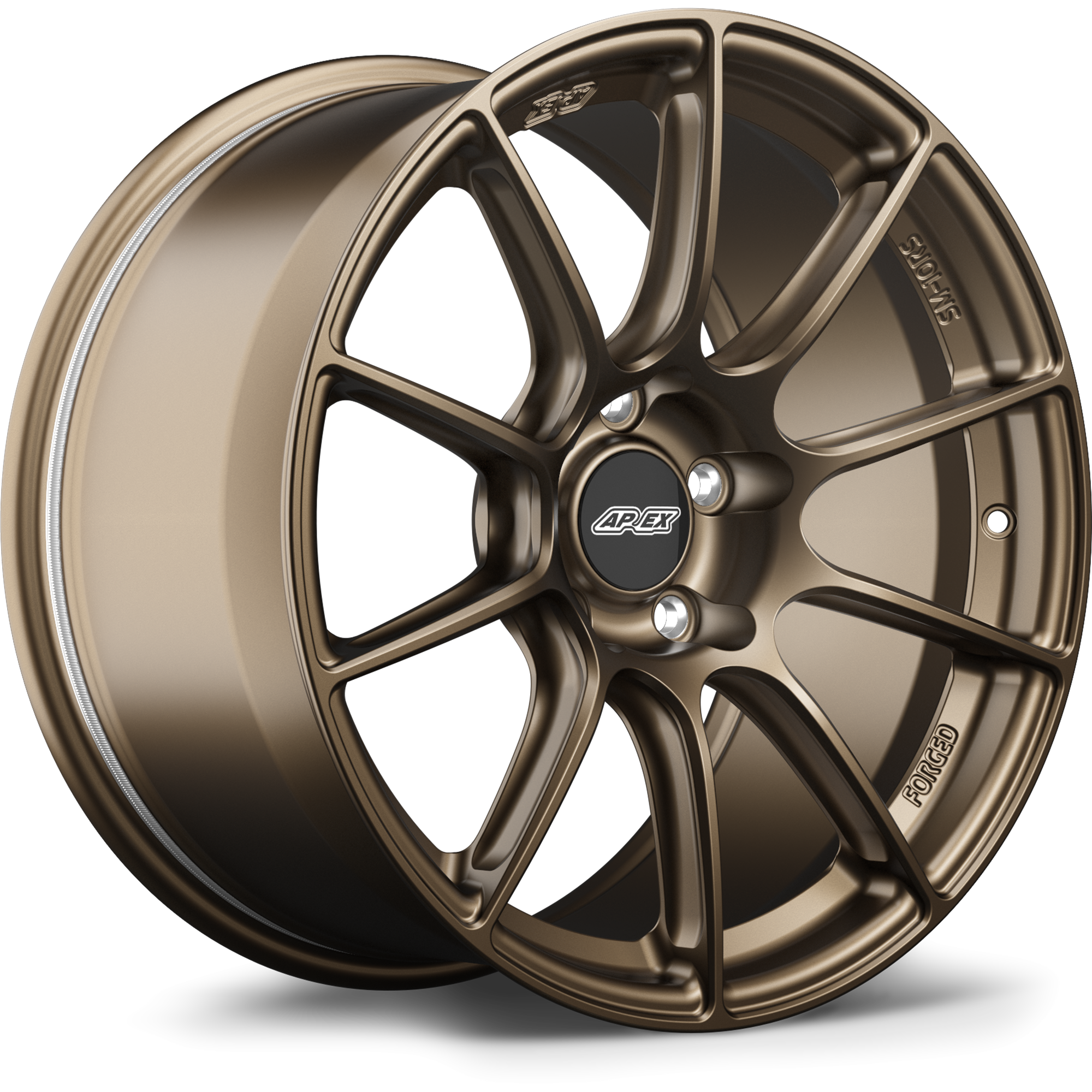 Apex SM-10RS Forged Alloy Wheel 18x10 ET40 5x114.3 Satin Bronze 70.5mm CB