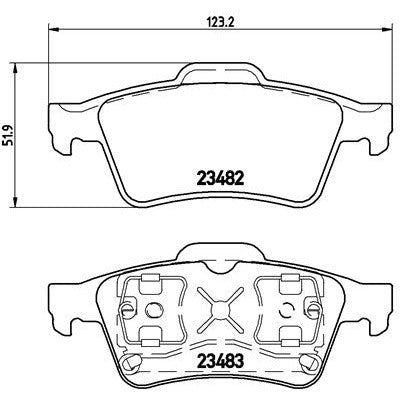 PBS ProTrack Brake Pads 8152PT - Rear