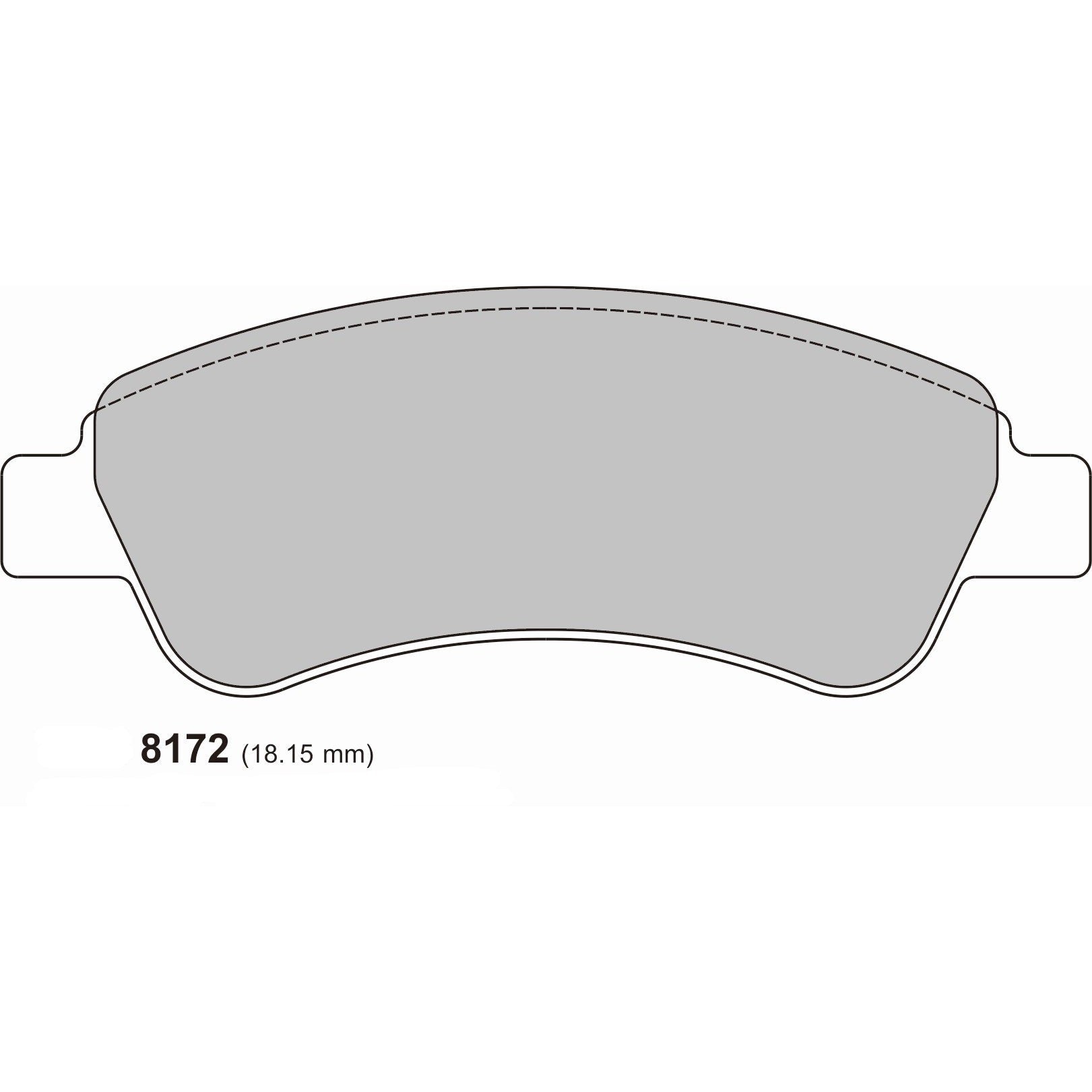 PBS ProRace Brake Pads 8172PR - Front