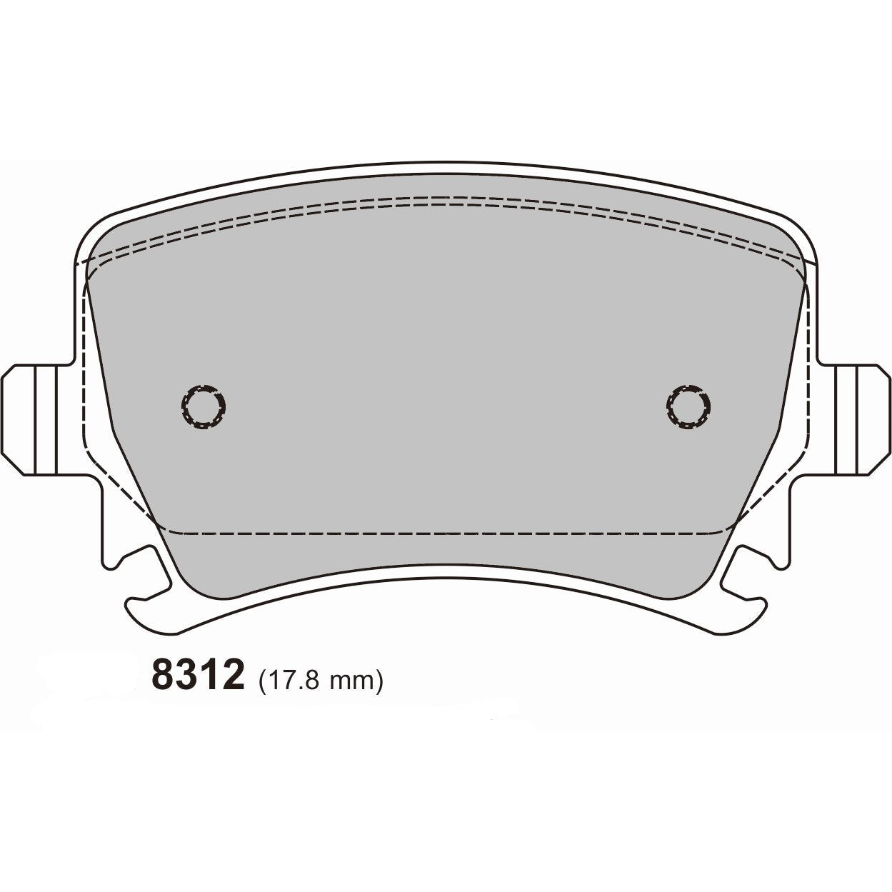 PBS ProRace Brake Pads 8312PR - Rear