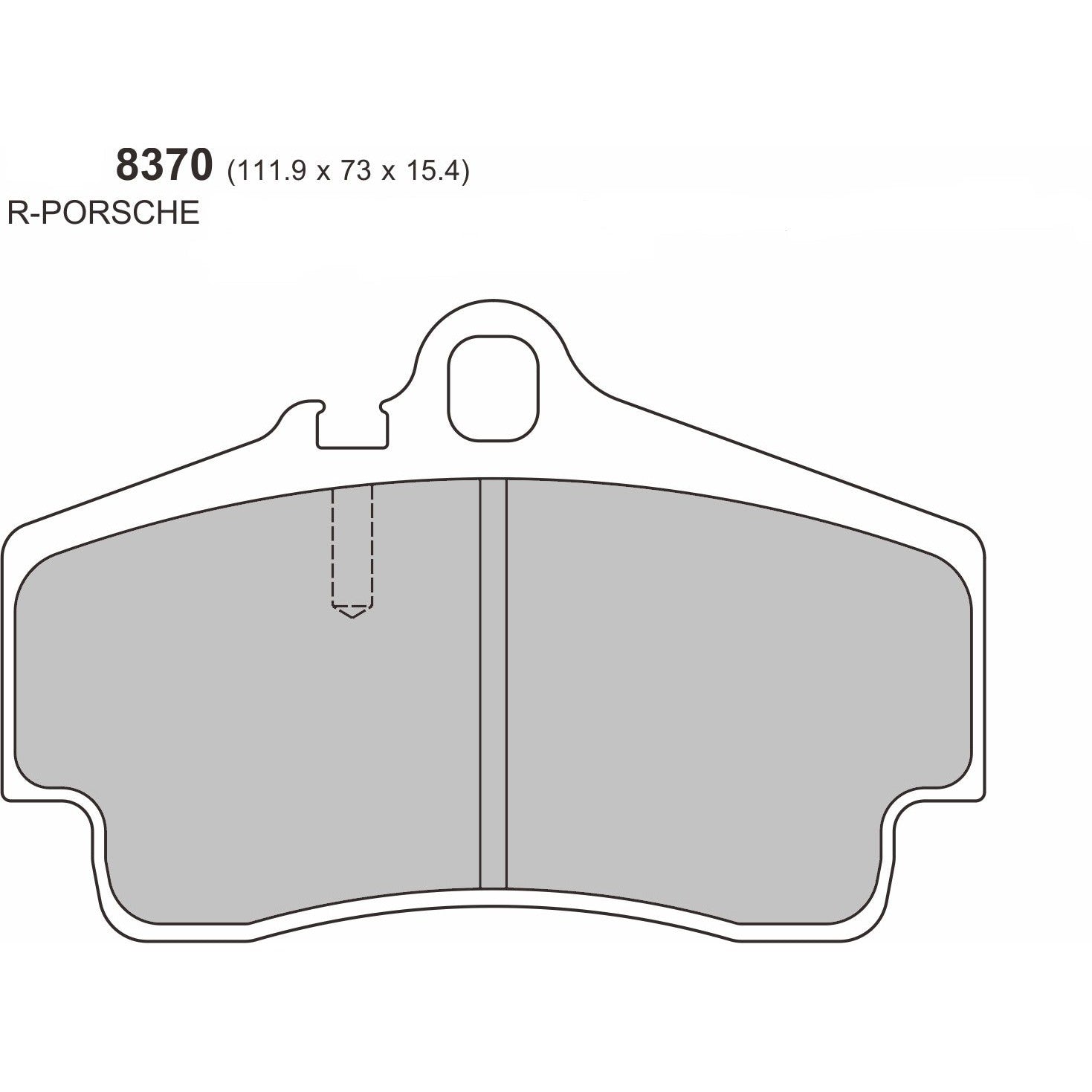 PBS ProRace Brake Pads 8370PR - Rear