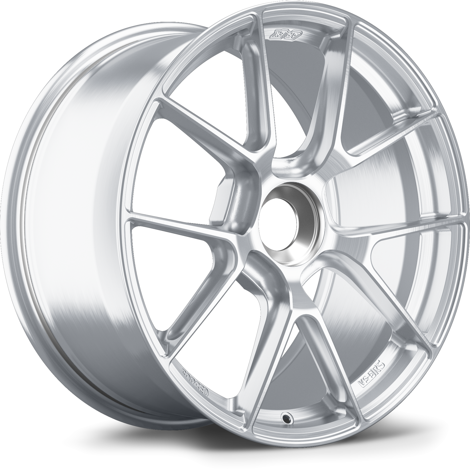Apex VS-5RS Forged Alloy Wheel 19x9 ET47 PSCL Brushed Clear 101mm CB