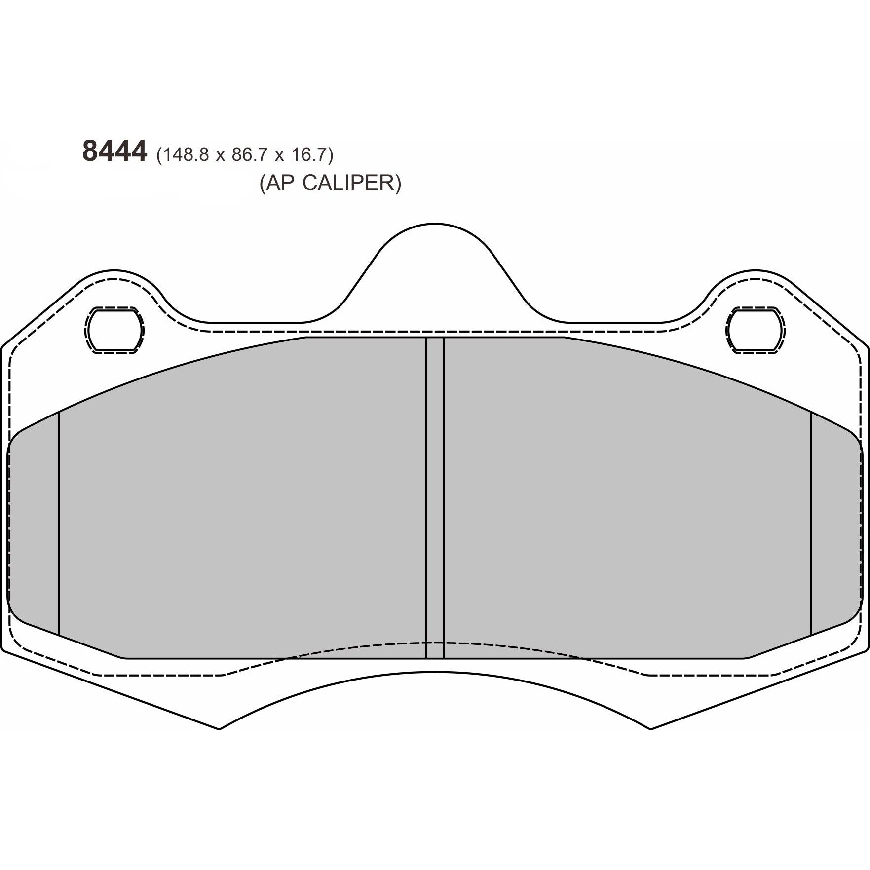 PBS ProRace Brake Pads 8444PR - Front