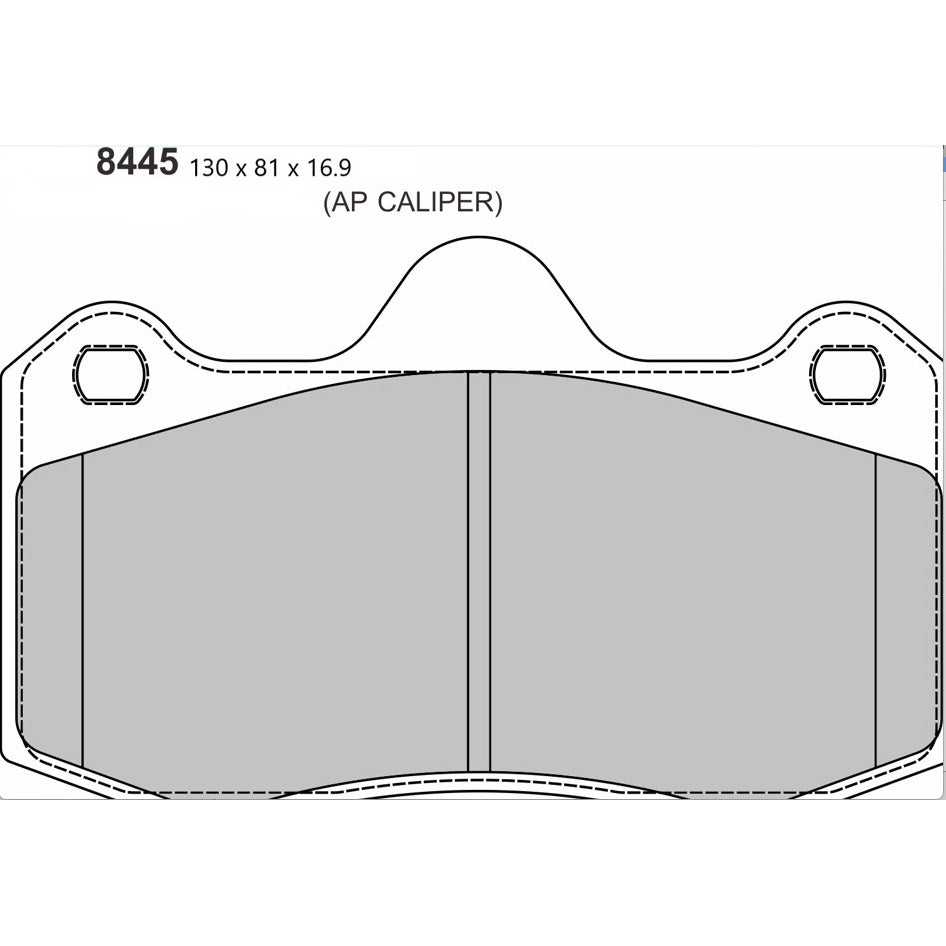 PBS ProTrack Brake Pads 8445PT