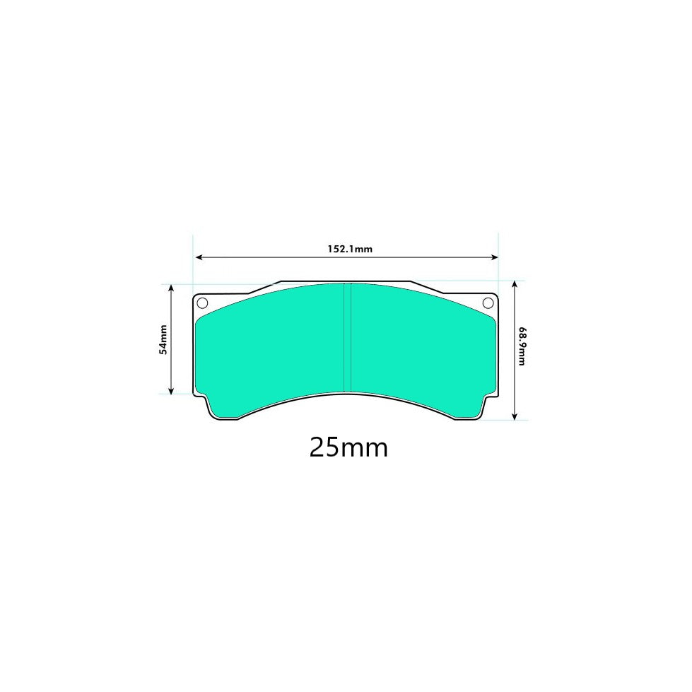 PBS ProComp E1 Brake Pads 8448PC25E1