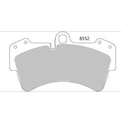 PBS ProTrack Brake Pads 190.1mm x 99mm 8552PT - Front