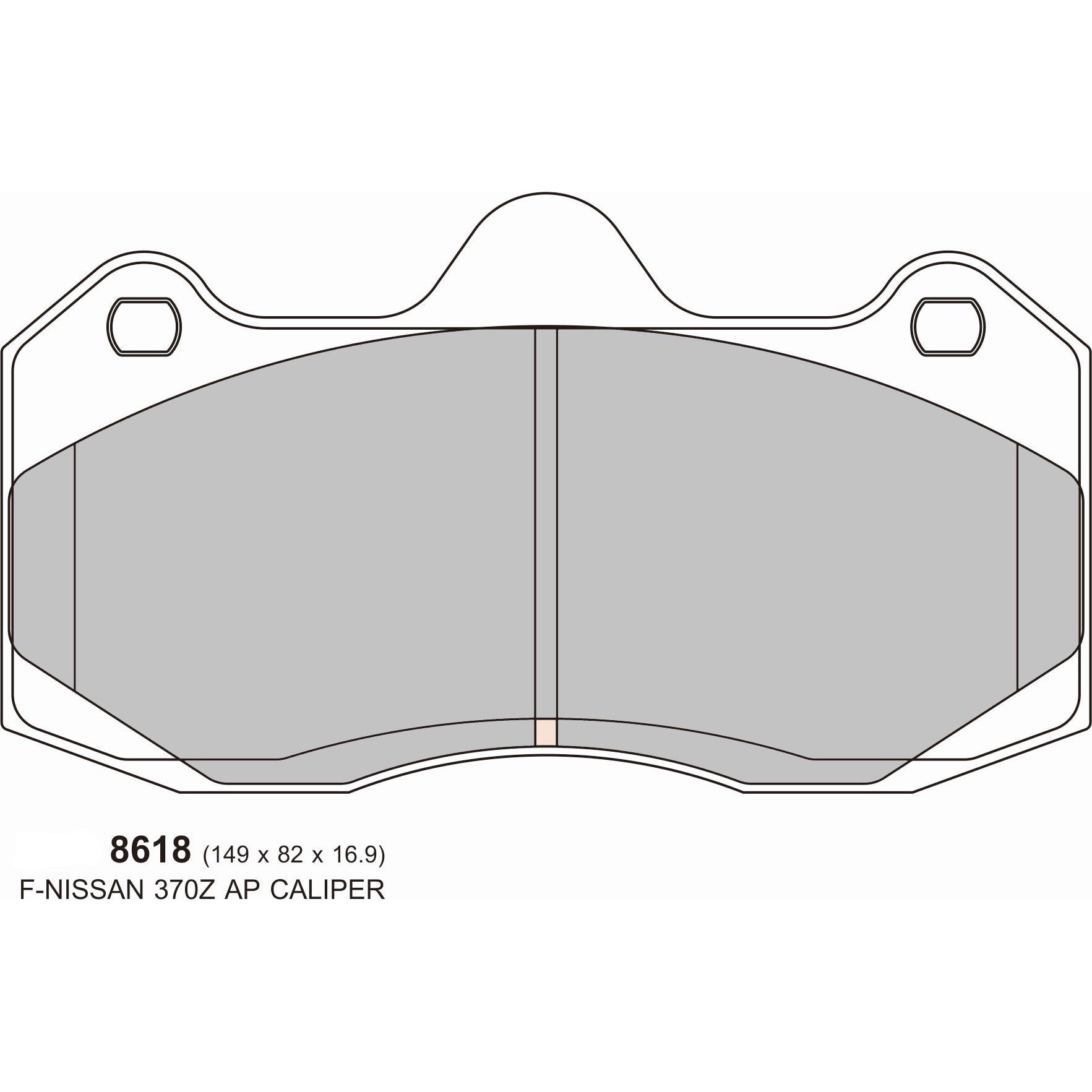 PBS ProTrack Brake Pads 8618PT