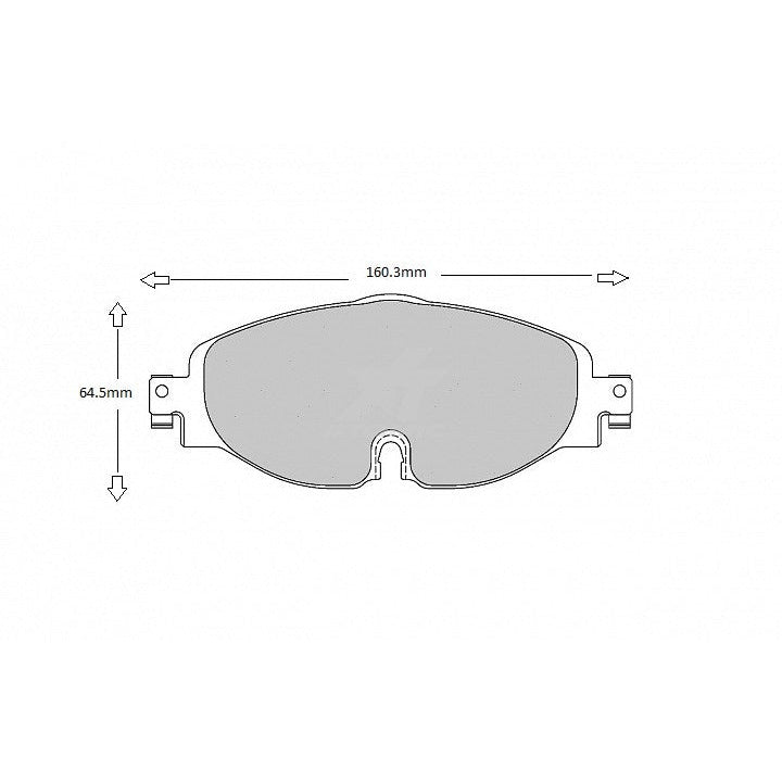PBS ProRace Brake Pads 8638PR - Front