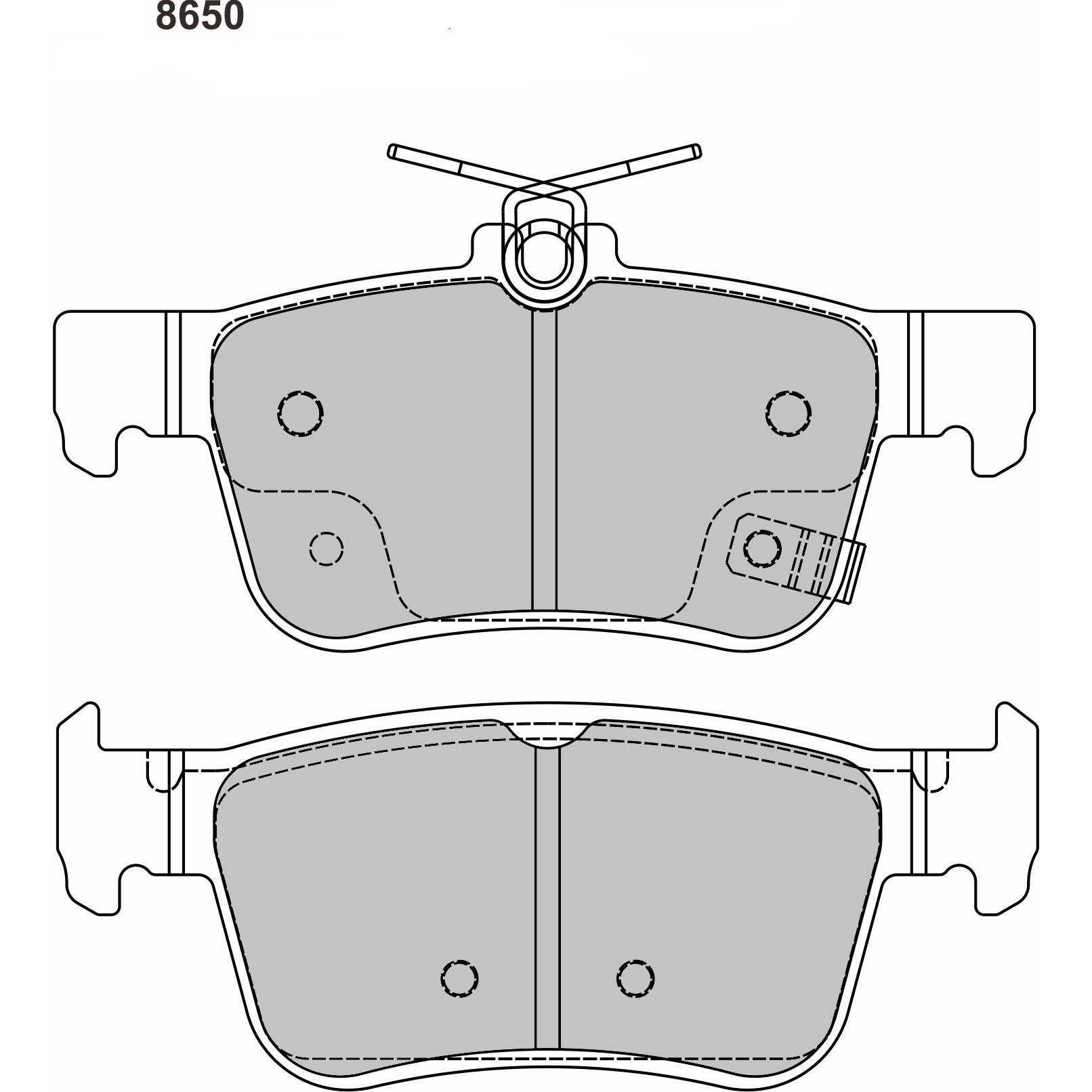 PBS ProRace Brake Pads 8650PR - Rear