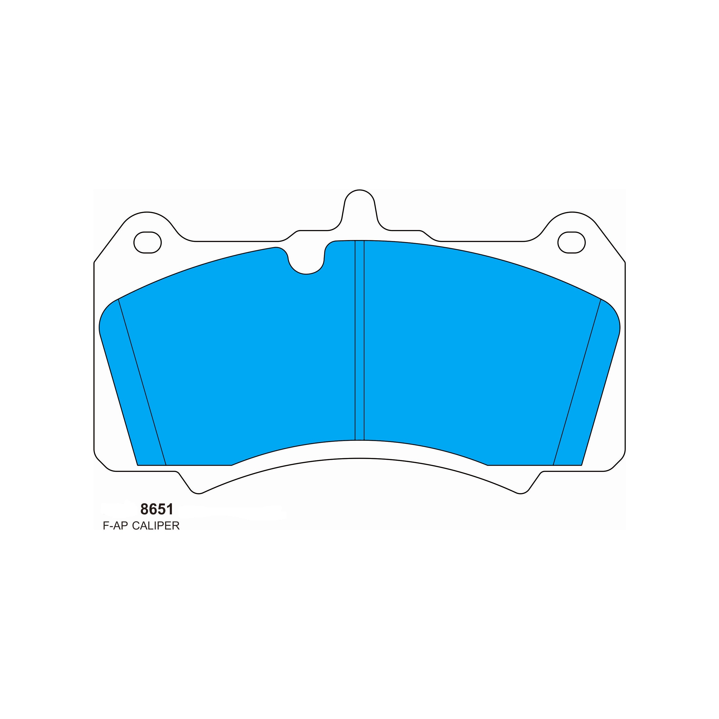 PBS ProTrack Brake Pads 8651PT