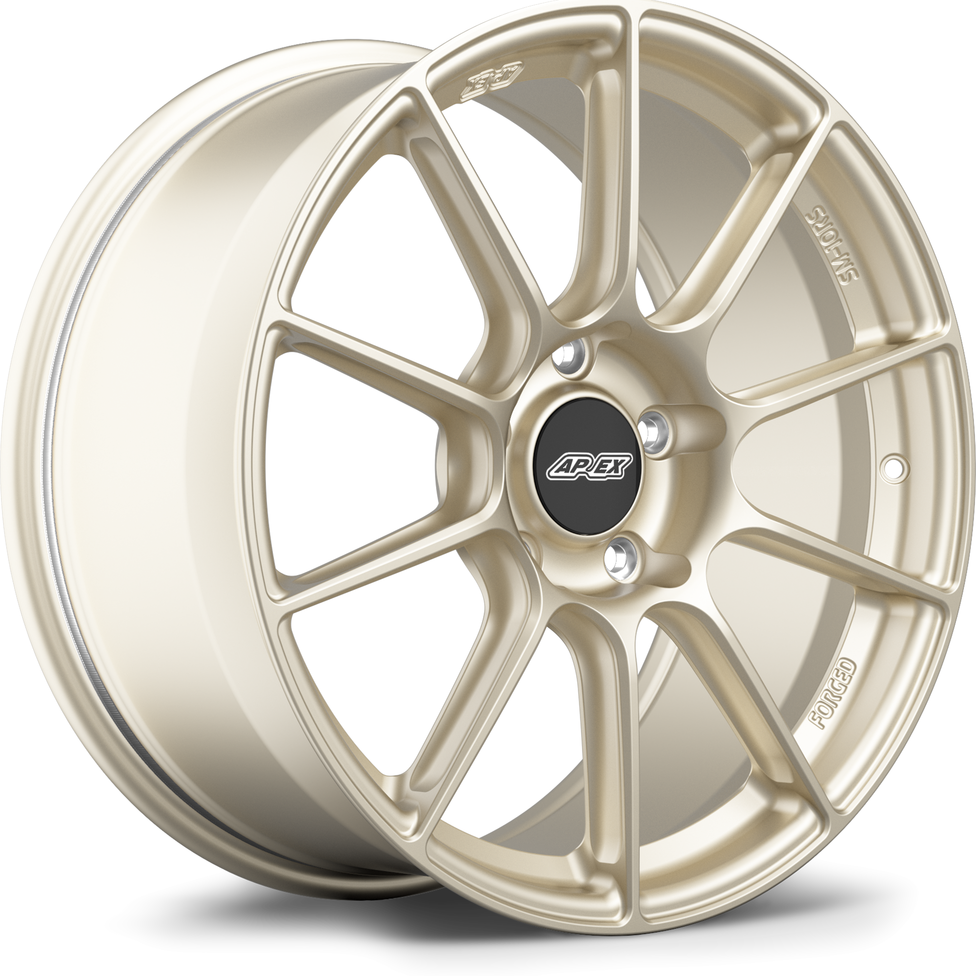 Apex SM-10RS Forged Alloy Wheel 19x9 ET50 5x130 Motorsport Gold 71.6mm CB