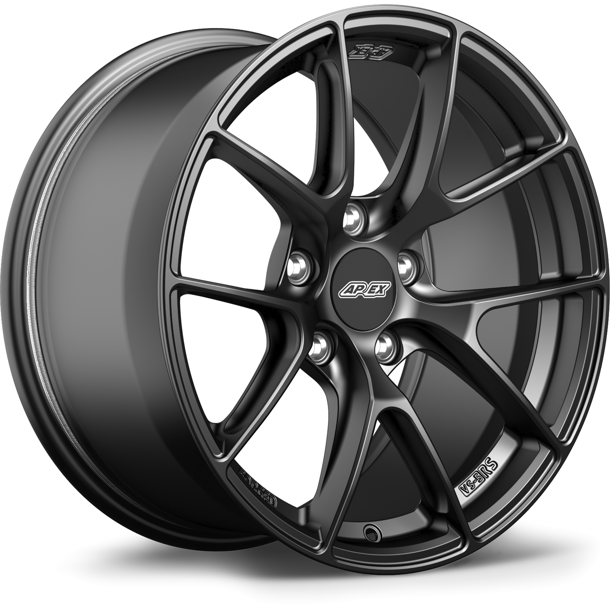 Apex VS-5RS Forged Alloy Wheel 17x8 ET40 5x100 Satin Black 56.1mm CB
