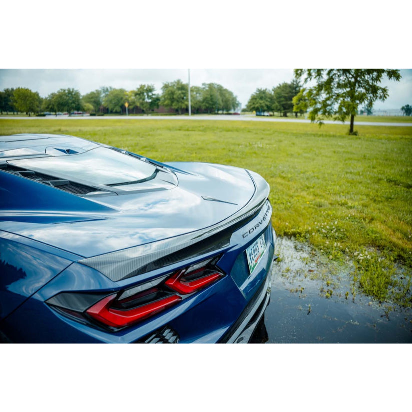 Verus Carbon Ducktail Rear Spoiler Corvette Stingray C8