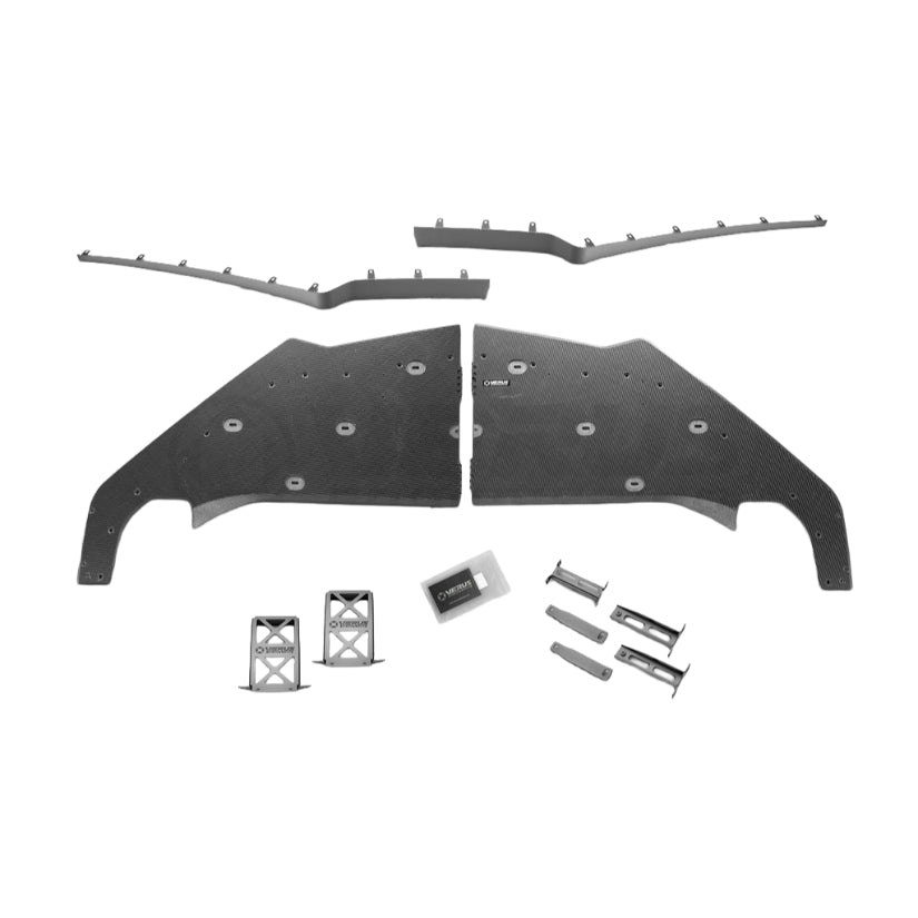 Verus Front Splitter Kit Aluminum Air Dam Corvette Stingray C8