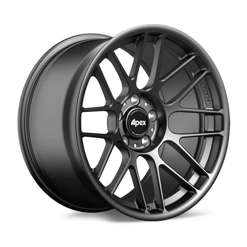 Apex ARC-8RT Forged Alloy Wheel 17x9.5 ET35 5x120 Satin Black 72.56mm CB
