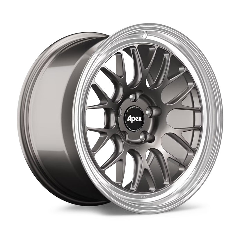 Apex ML-10RT Forged Alloy Wheel 20x9 ET47 PSCL Anthracite - Machined Lip 101mm CB