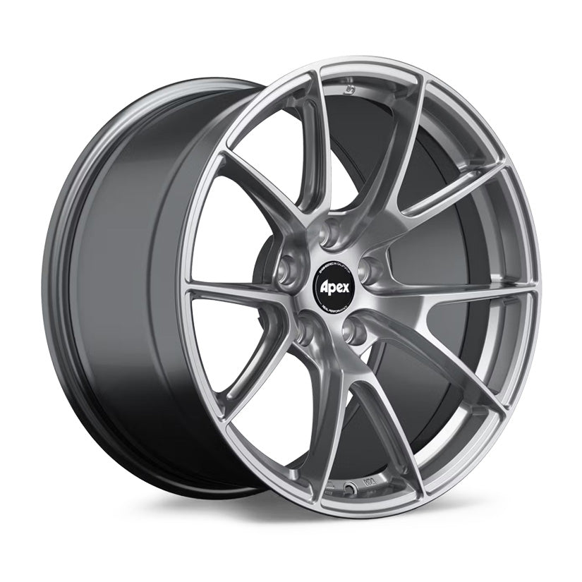 Apex VS-5 Alloy Wheel 17x8.5 ET23 5x114.3 Hyper Black 60.1mm CB