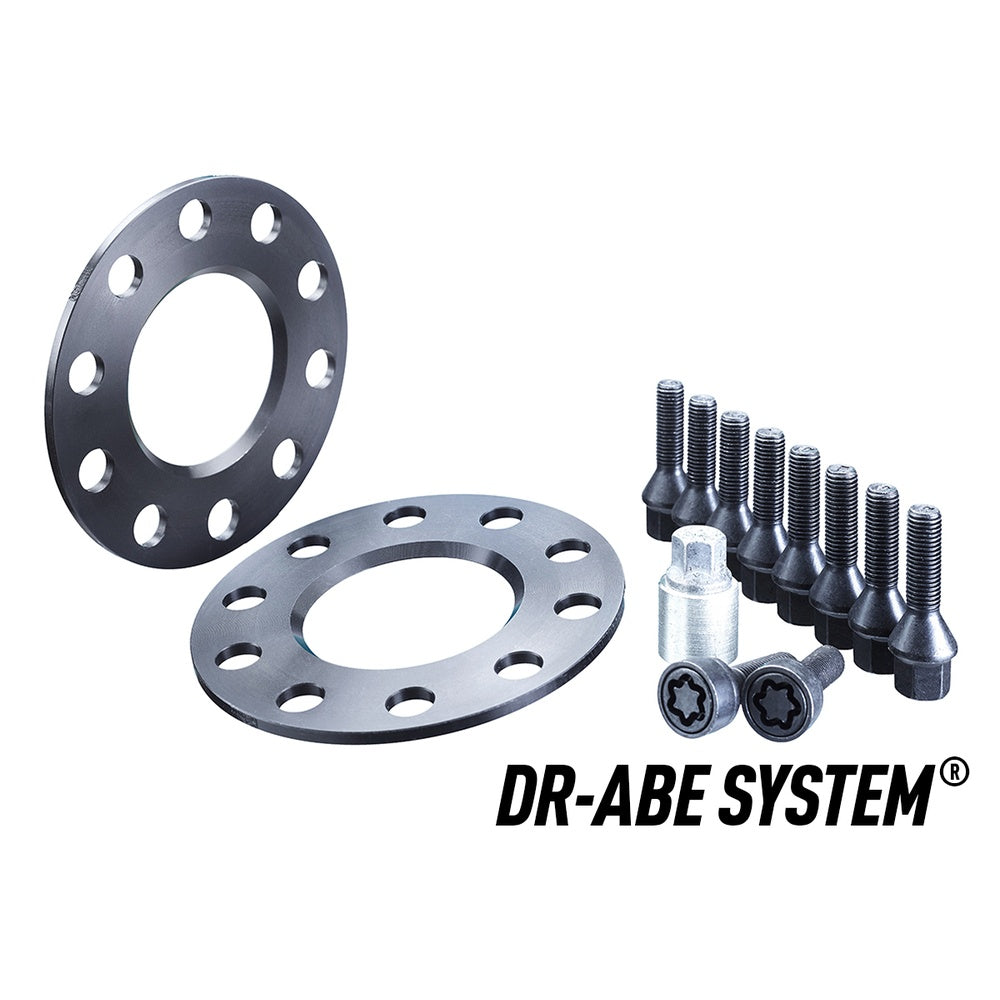 H&R TRAK+ Wheel Spacers Pair 5mm Black 5x120 72.5mm CB