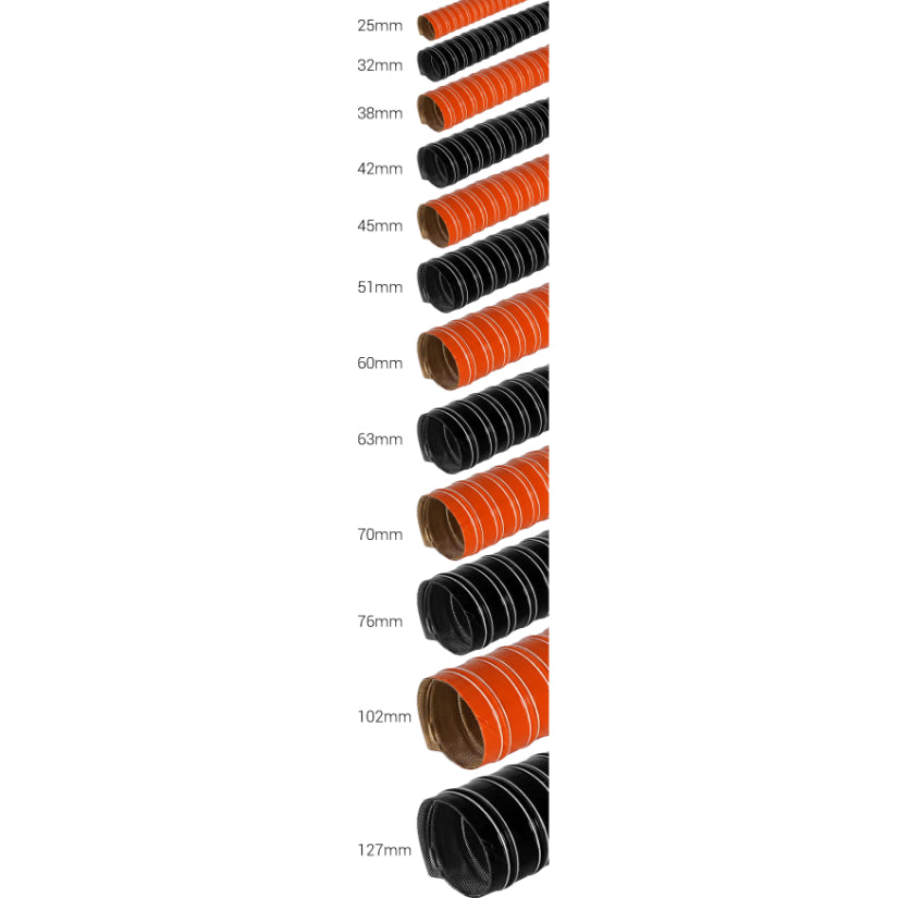BG Racing Silicone Air Duct Hose - 1 Meter Length
