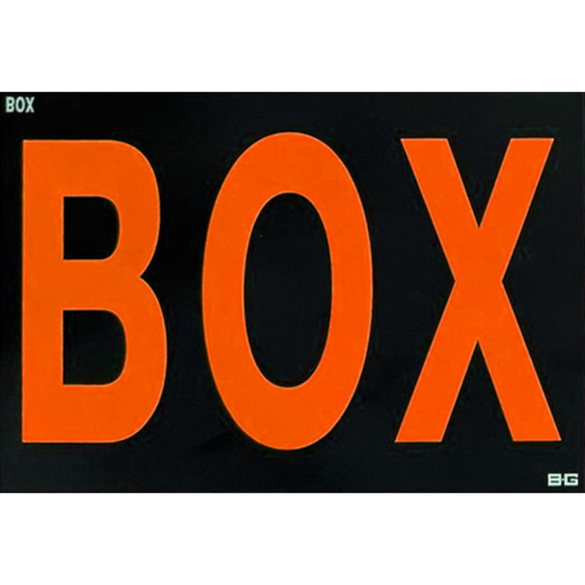 BG Racing Box Symbol for Pit Board