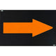 BG Racing Arrow Symbol for Pit Board