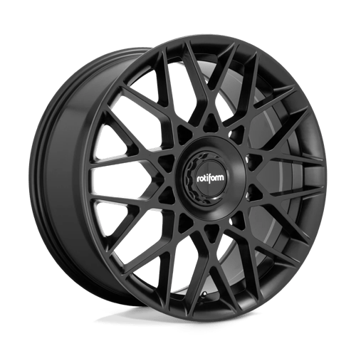Rotiform R165 BLQ-C Alloy Wheel 19x8.5 ET35 5x108/5x114 Matt Black 72.56mm CB