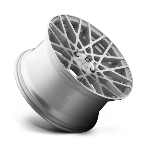 Rotiform R110 BLQ Alloy Wheel 19x8.5 ET35 5x112 Gloss Silver Machined 66.56mm CB