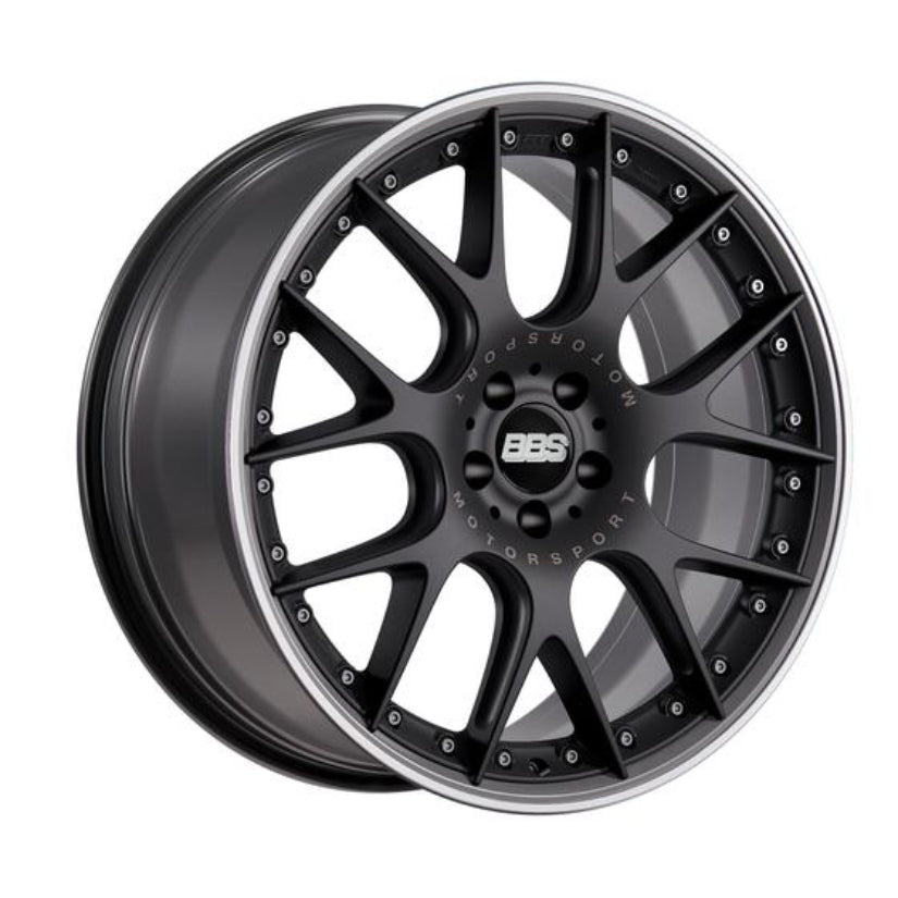 BBS CH-RII Alloy Wheel 22x9.5 ET22 5x112 Satin Black/Titanium 66.5mm CB
