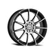 Maxxim Champ Alloy Wheel 17x7 ET40 5x108,114.3 Machined Face Gloss Black 73.1mm CB