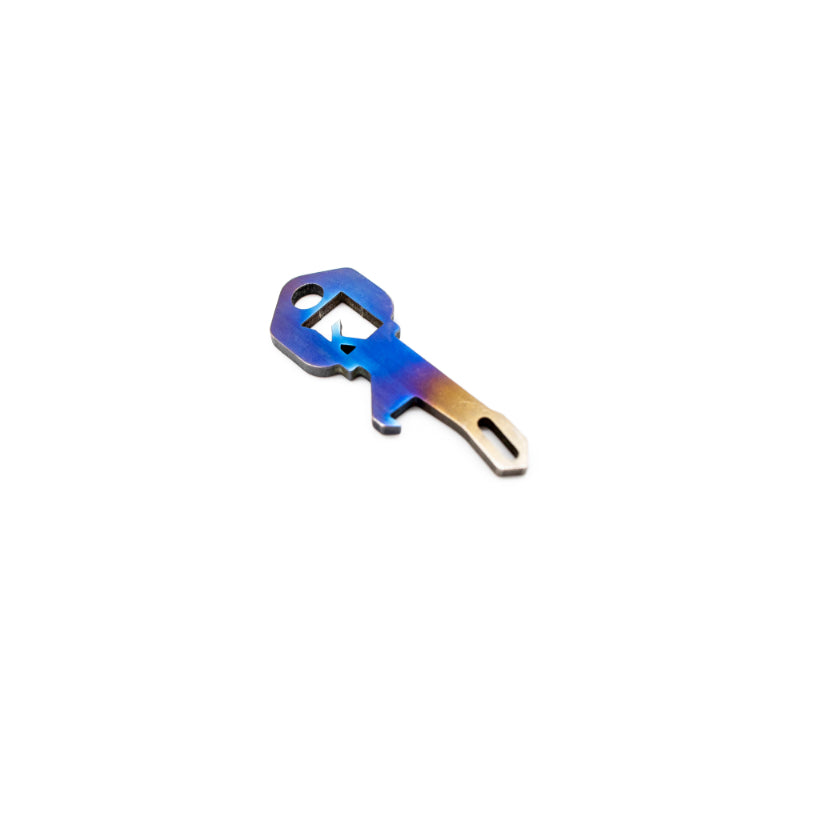 KPower Industries Ti Bottle Opener Keychain