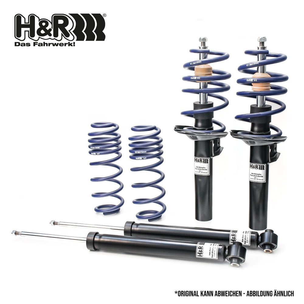 H&R Suspension Kit Springs & Shock Absorbers Cup Kit Comfort Suspension - 40006-3 - For Vehicles Without Electronic Suspension Control