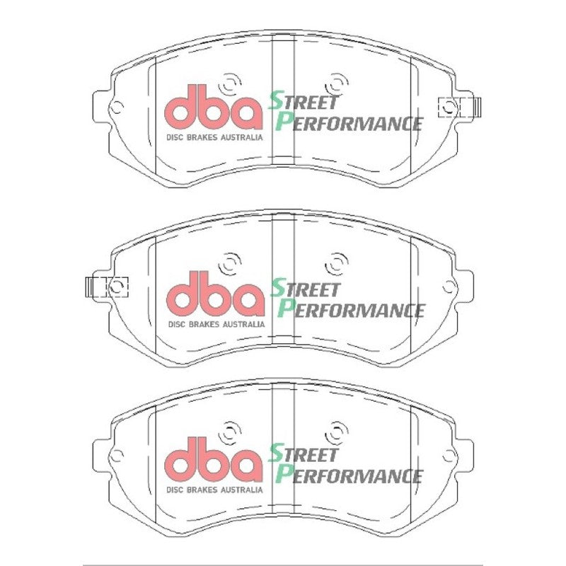 DBA Street Performance Brake Pads 121mm x 50.5mm DB1148SP - Front